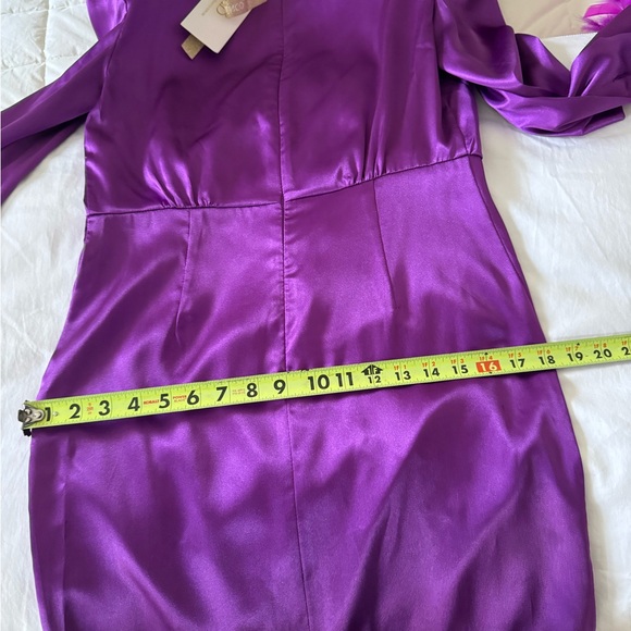 BRONX AND BANCO WOMEN'S NADINE MINI DRESS PURPLE SIZE LARGE NWT - Picture 16 of 16